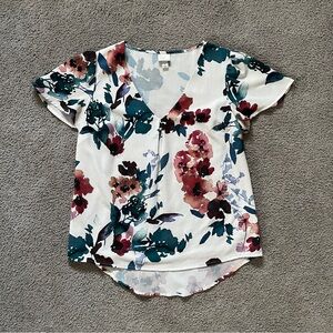 A New Day Floral Blouse